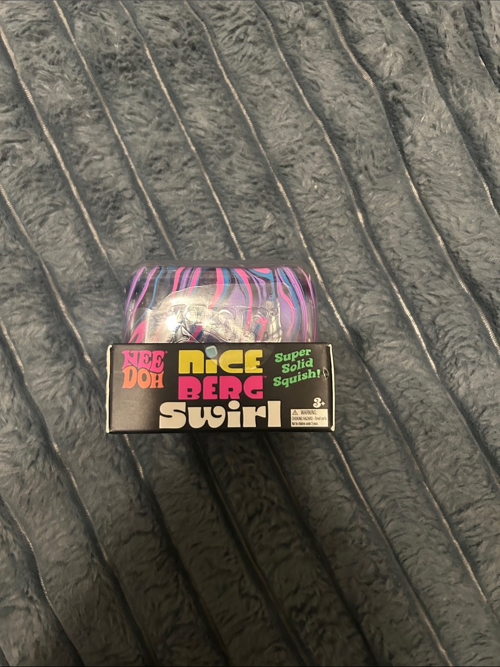Nice Berg Swirl Super Solid Squish! - Purple/Pink/Blue